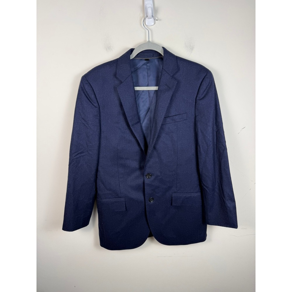 J.Crew Ludlow Vitale Barberis Canonico Wool Suit Jacket 38R‎ Navy Blue Blazer